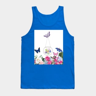 amazing butterflies and flowers Tank Top